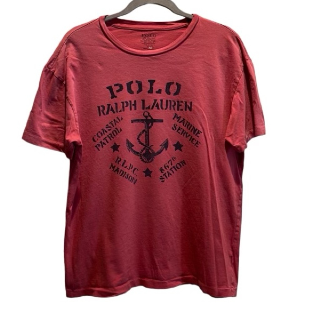 Men’s Polo Ralph Lauren Red Nautical Graphic T-Shirt Size M